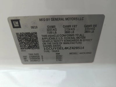 2019 Chevrolet Silverado 1500 LTZ