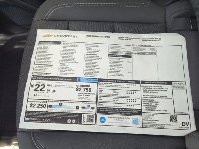 2026 Chevrolet Traverse LT