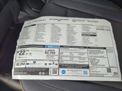 2026 Chevrolet Traverse High Country