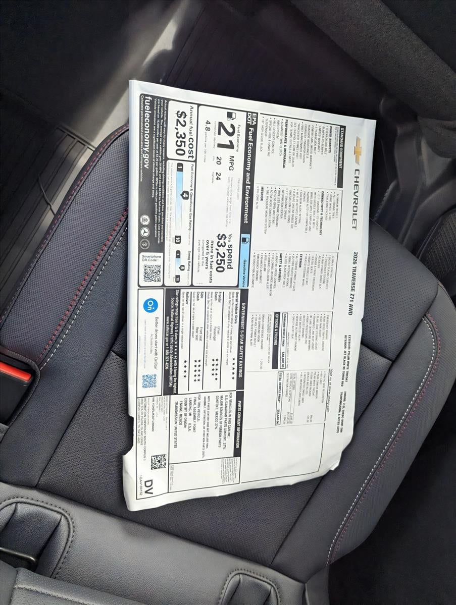 2026 Chevrolet Traverse Z71