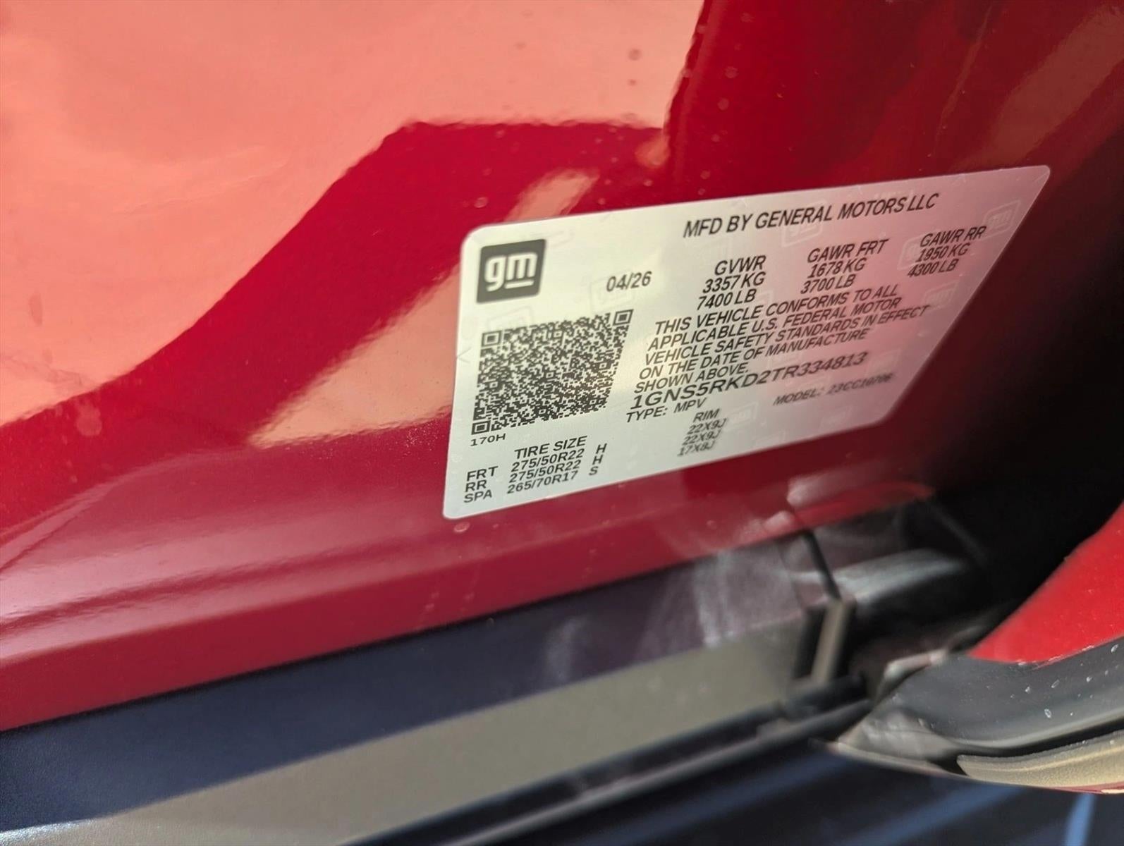 2026 Chevrolet Tahoe RST