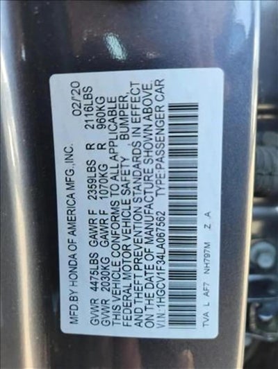 2020 Honda Accord Sport