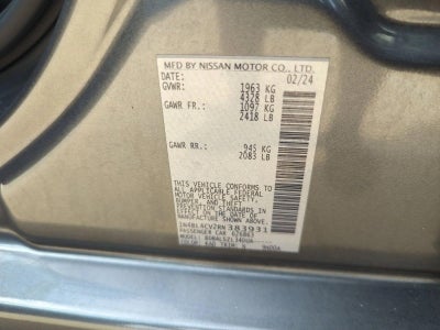 2024 Nissan Altima 2.5 SR