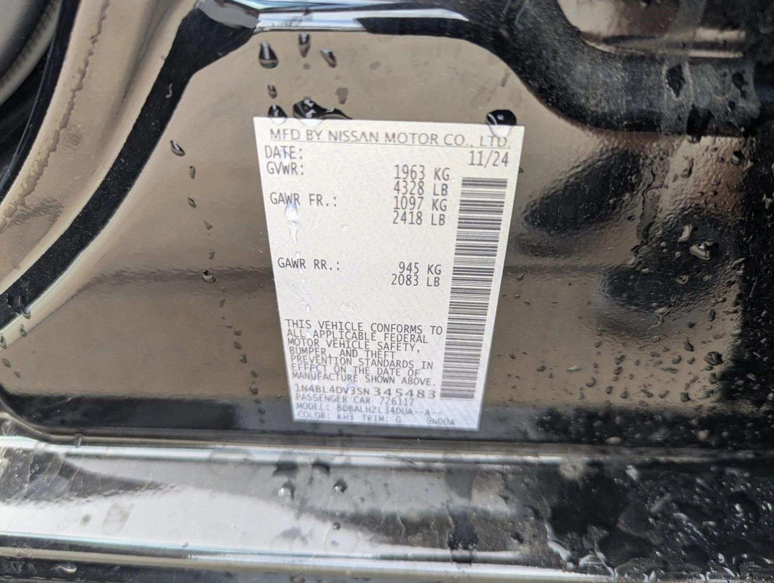 2025 Nissan Altima SV