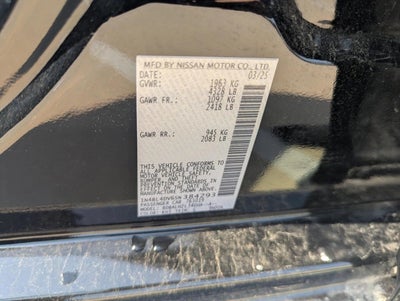 2025 Nissan Altima SV FWD