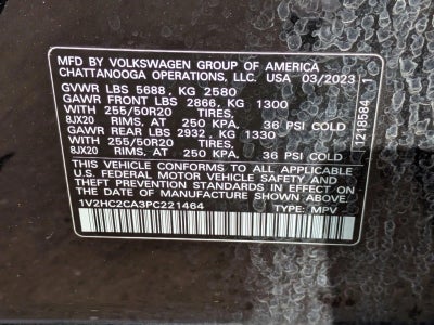 2023 Volkswagen Atlas Cross Sport 2.0T SE w/Technology