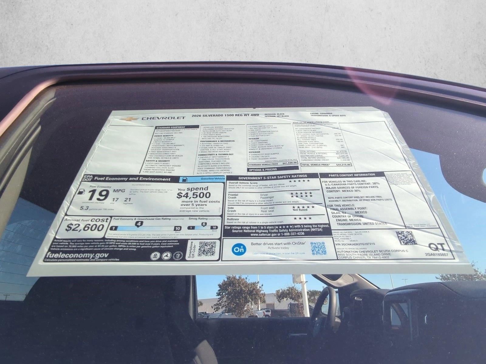 2026 Chevrolet Silverado 1500 WT