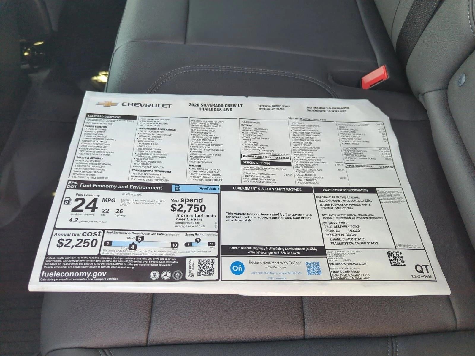 2026 Chevrolet Silverado 1500 LT Trail Boss