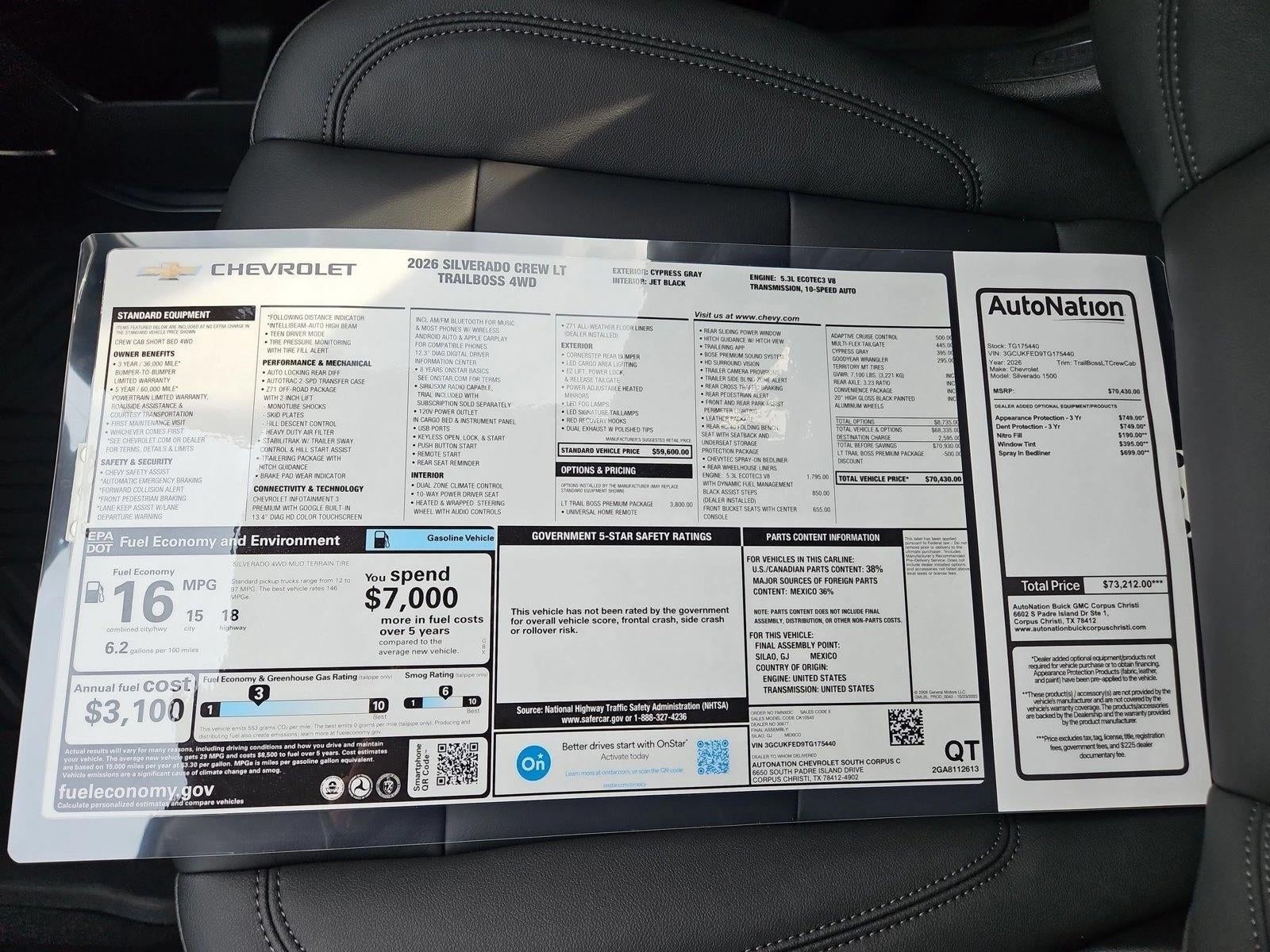 2026 Chevrolet Silverado 1500 LT Trail Boss