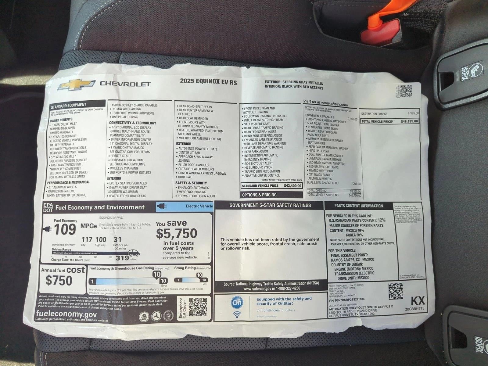 2025 Chevrolet Equinox EV RS