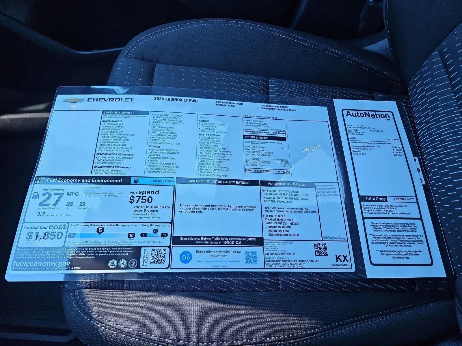 2026 Chevrolet Equinox LT