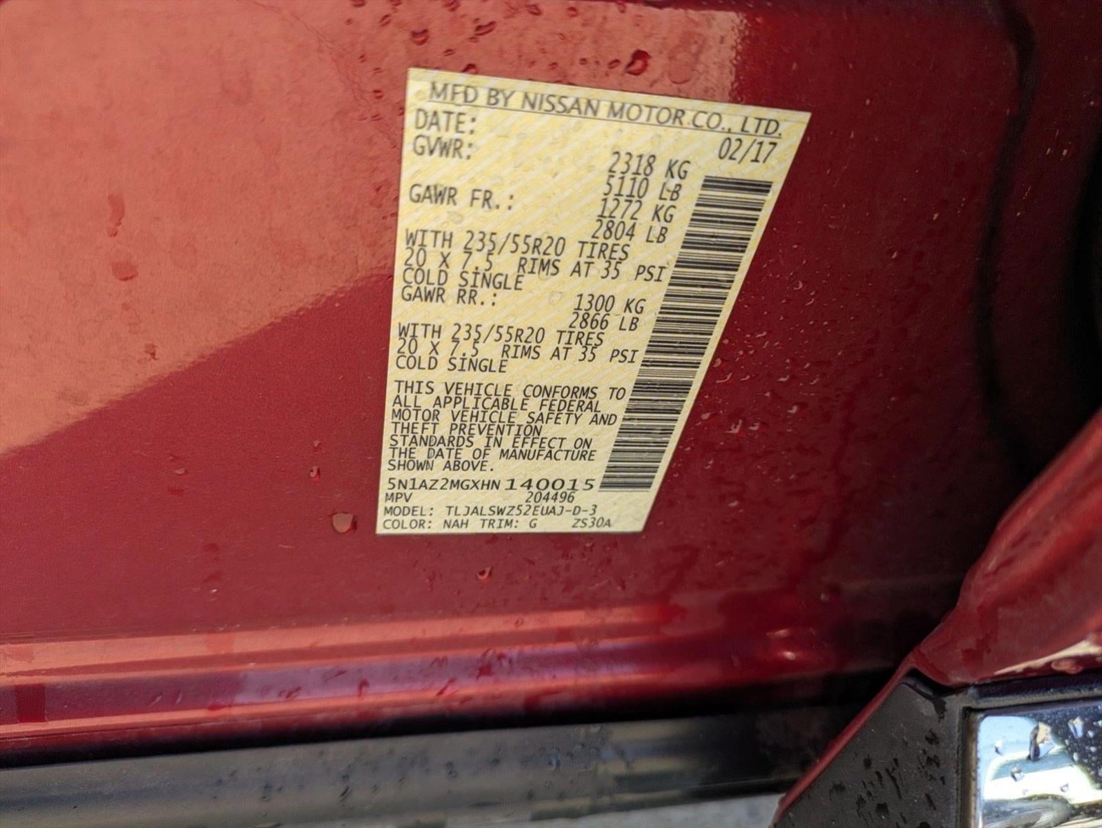 2017 Nissan Murano Platinum