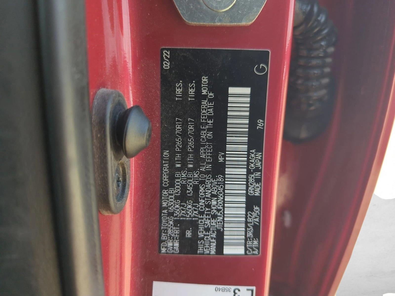 2022 Toyota 4Runner SR5 Premium