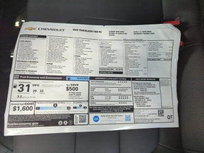 2026 Chevrolet Trailblazer RS