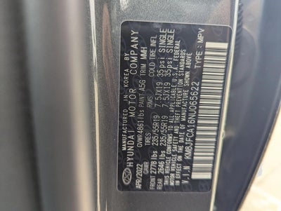 2022 Hyundai Tucson Hybrid SEL Convenience