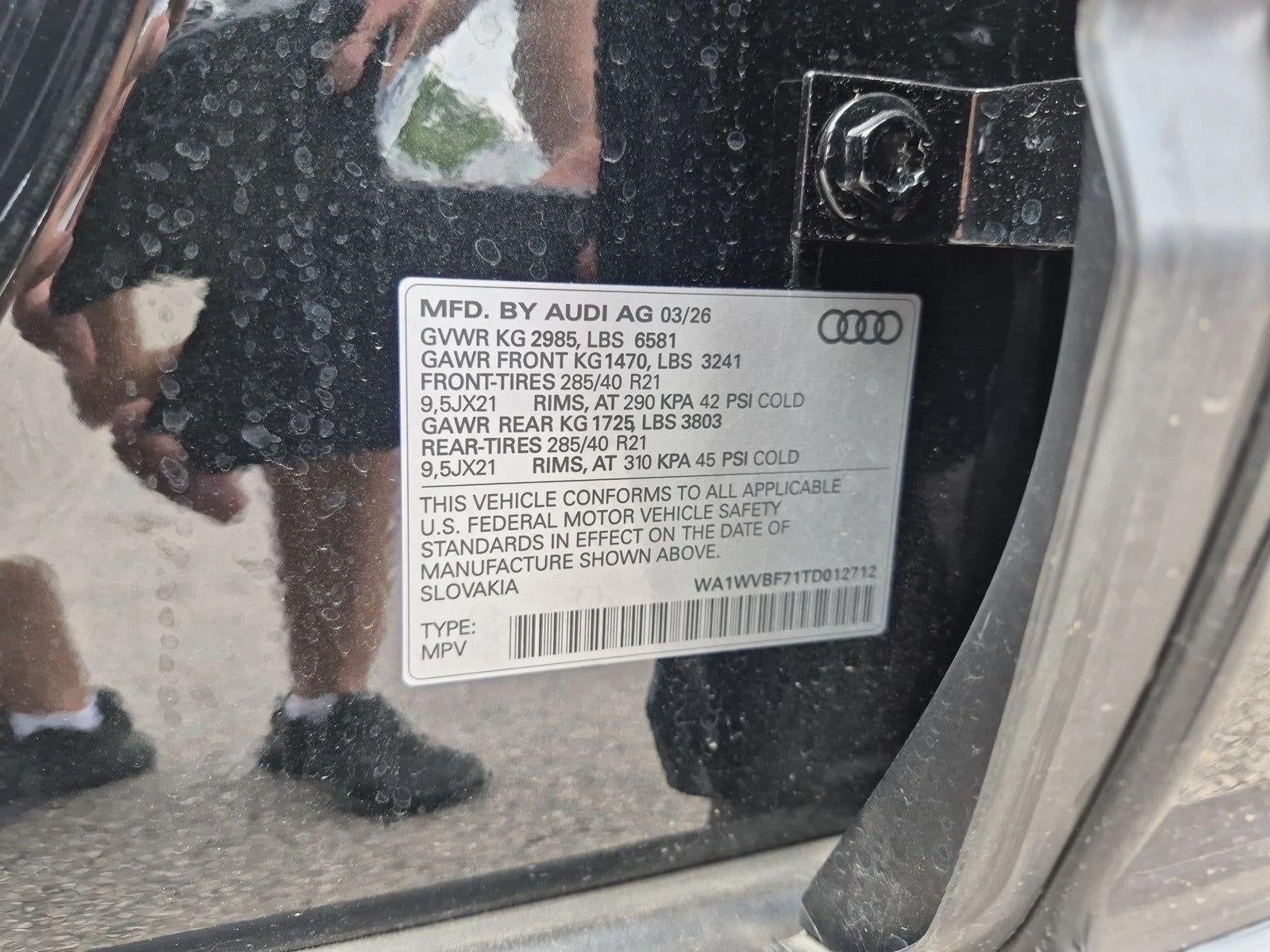 2026 Audi Q7 Prestige TFSI quattro tiptronic