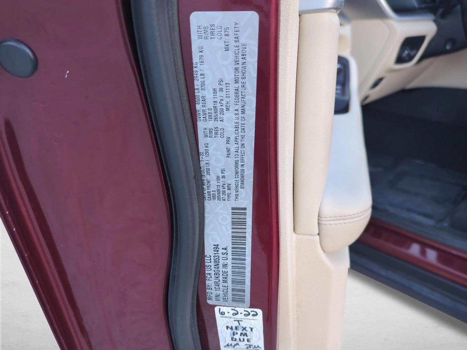 2022 Jeep Grand Cherokee L Limited 4x4