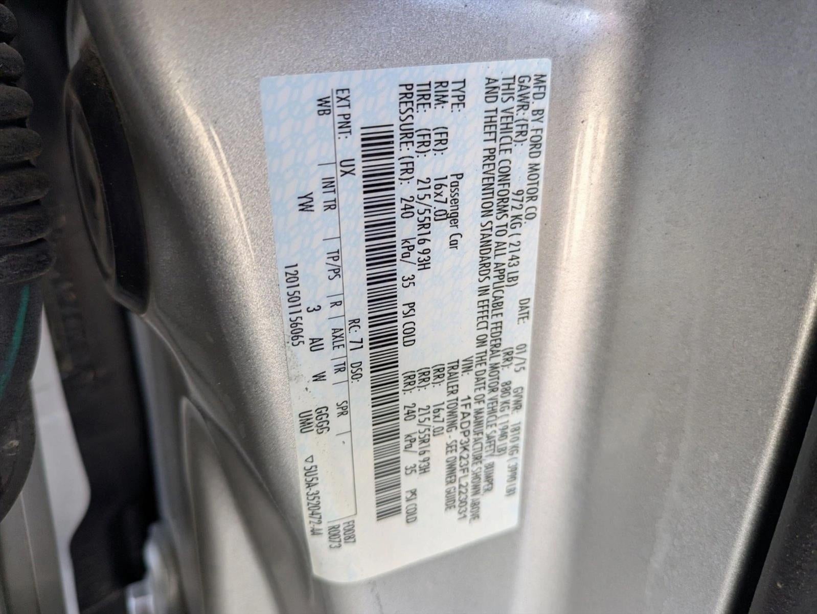 2015 Ford Focus 5dr HB SE