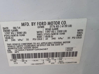 2015 Ford Explorer FWD 4dr Base