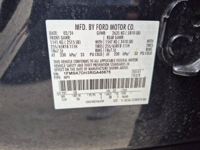 2024 Ford Explorer XLT RWD