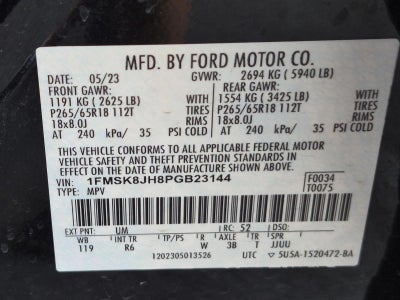 2023 Ford Explorer Timberline 4WD