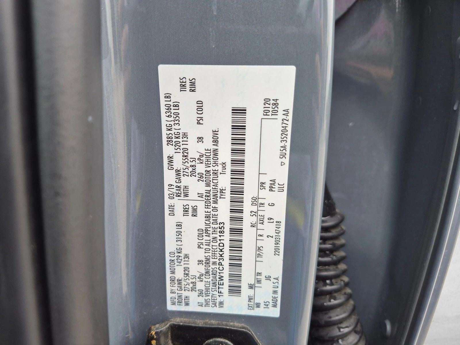 2019 Ford F-150 XL 2WD SuperCrew 5.5' Box