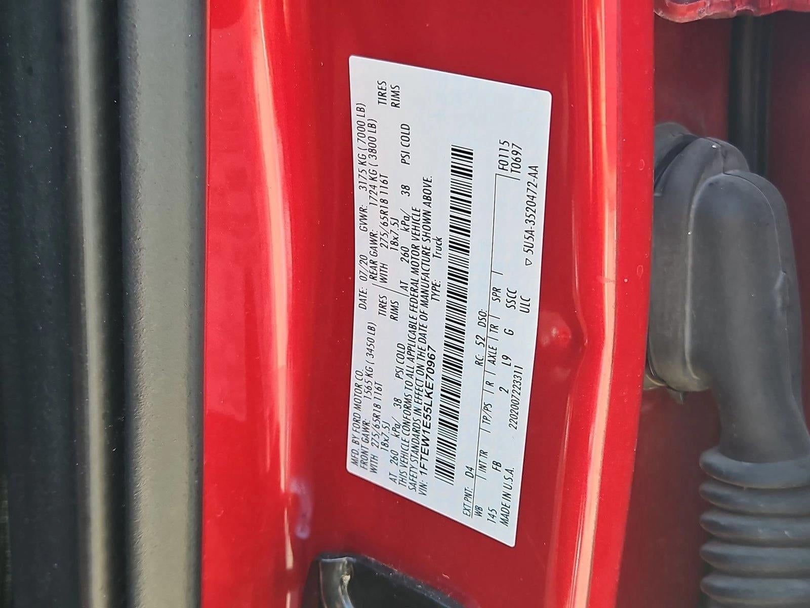2020 Ford F-150 XLT 4WD SuperCrew 5.5' Box