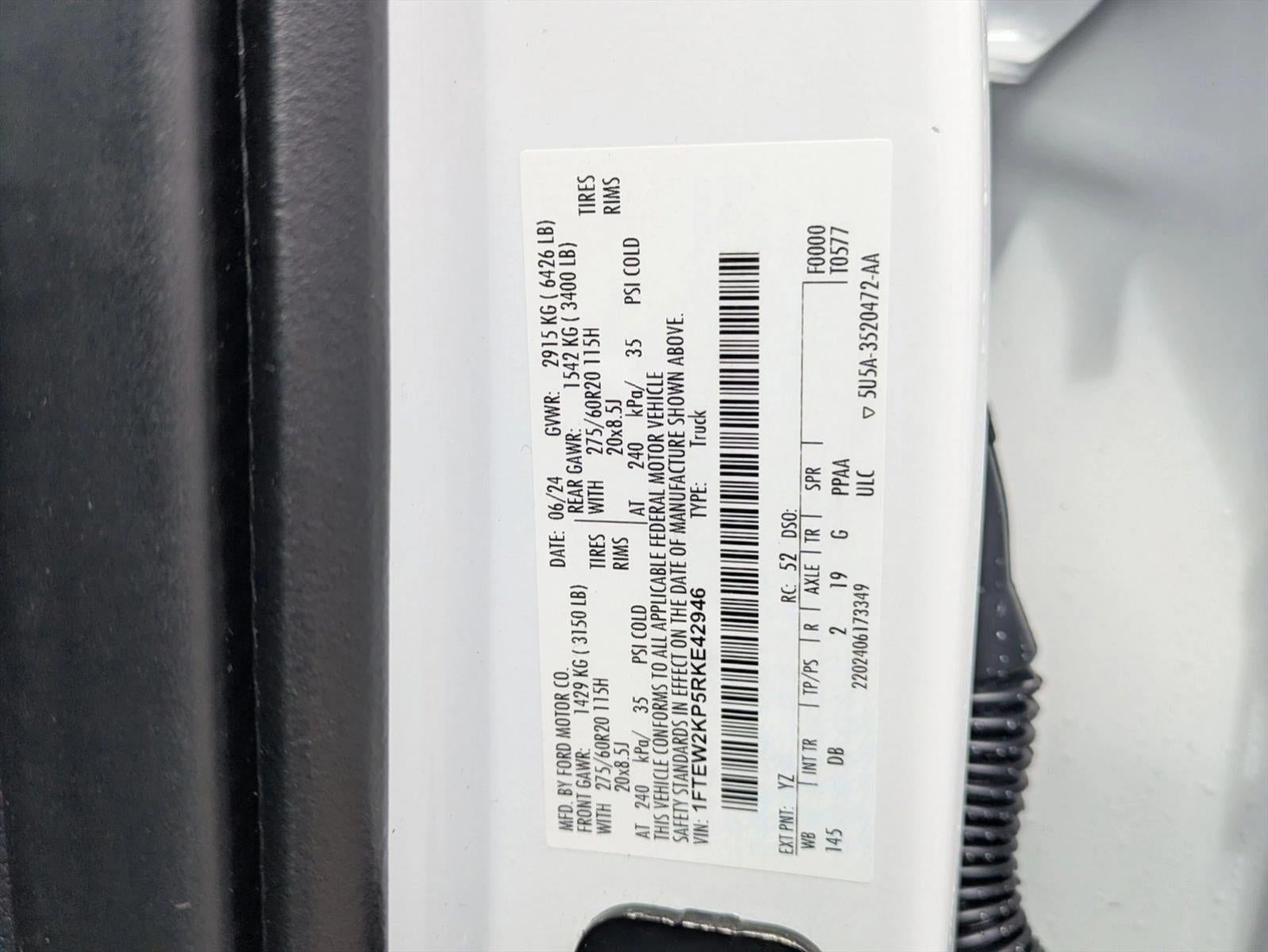 2024 Ford F-150 STX 2WD SuperCrew 5.5' Box