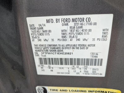 2014 Ford F-150 2WD SuperCrew 5-1/2 Ft Box Lariat