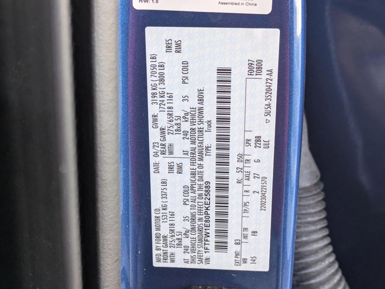 2023 Ford F-150 XLT 4WD SuperCrew 5.5' Box