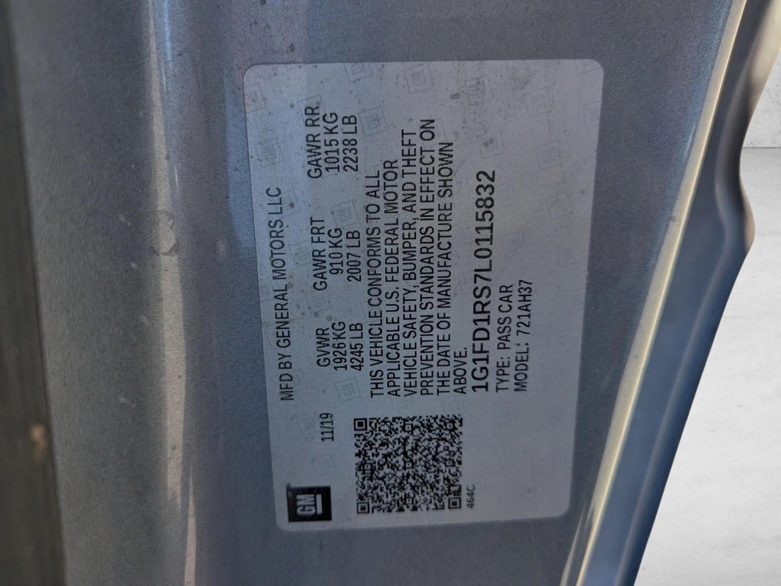 2020 Chevrolet Camaro 2dr Coupe 3LT