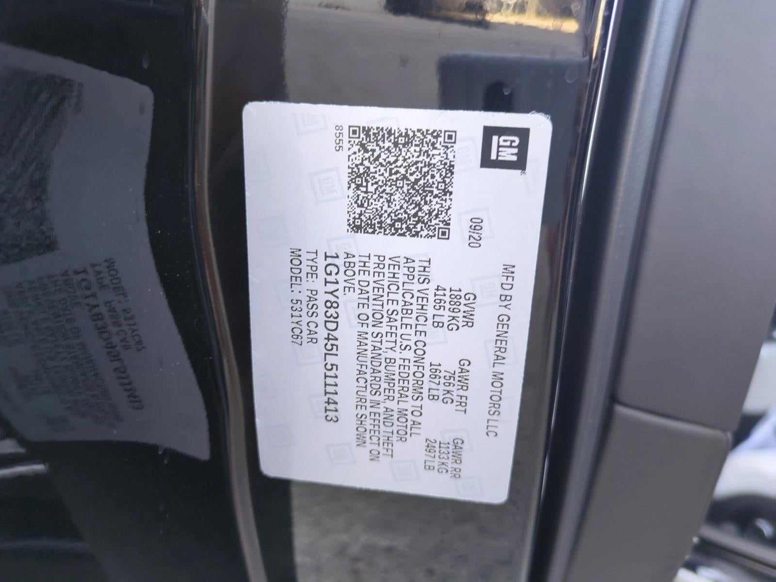 2020 Chevrolet Corvette Stingray Convertible 3LT