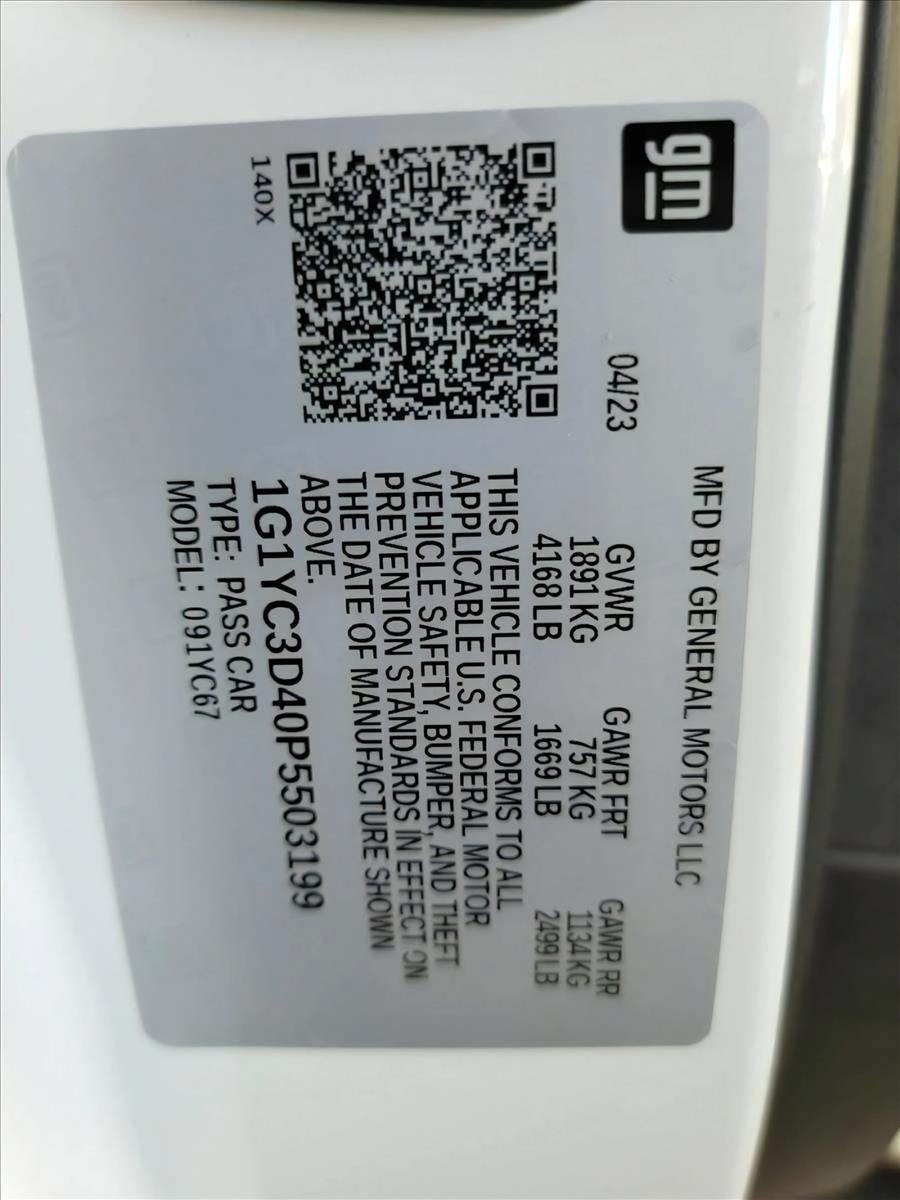2023 Chevrolet Corvette Stingray Convertible 3LT