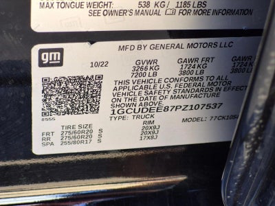 2023 Chevrolet Silverado 1500 Crew Cab Short Box 4-Wheel Drive RST