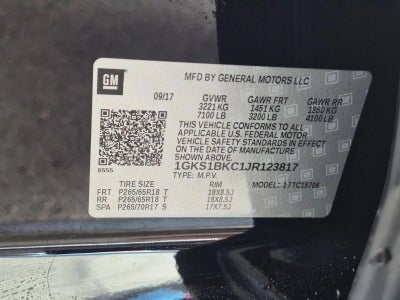 2018 GMC Yukon 2WD 4dr SLT