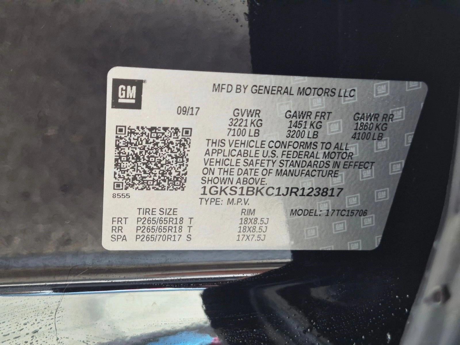 2018 GMC Yukon 2WD 4dr SLT