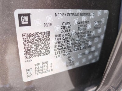 2019 GMC Canyon Crew Cab Short Box 2-Wheel Drive SLE