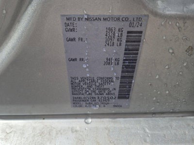 2024 Nissan Altima 2.5 SR Sedan