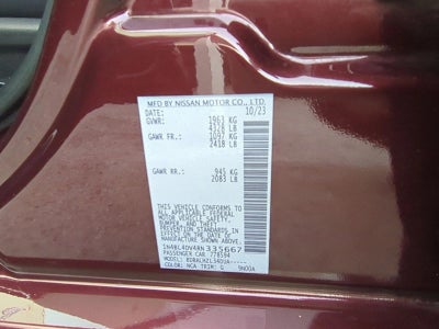 2024 Nissan Altima 2.5 SV Sedan