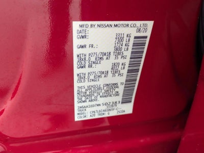 2021 Nissan Titan 4x4 Crew Cab PRO-4X