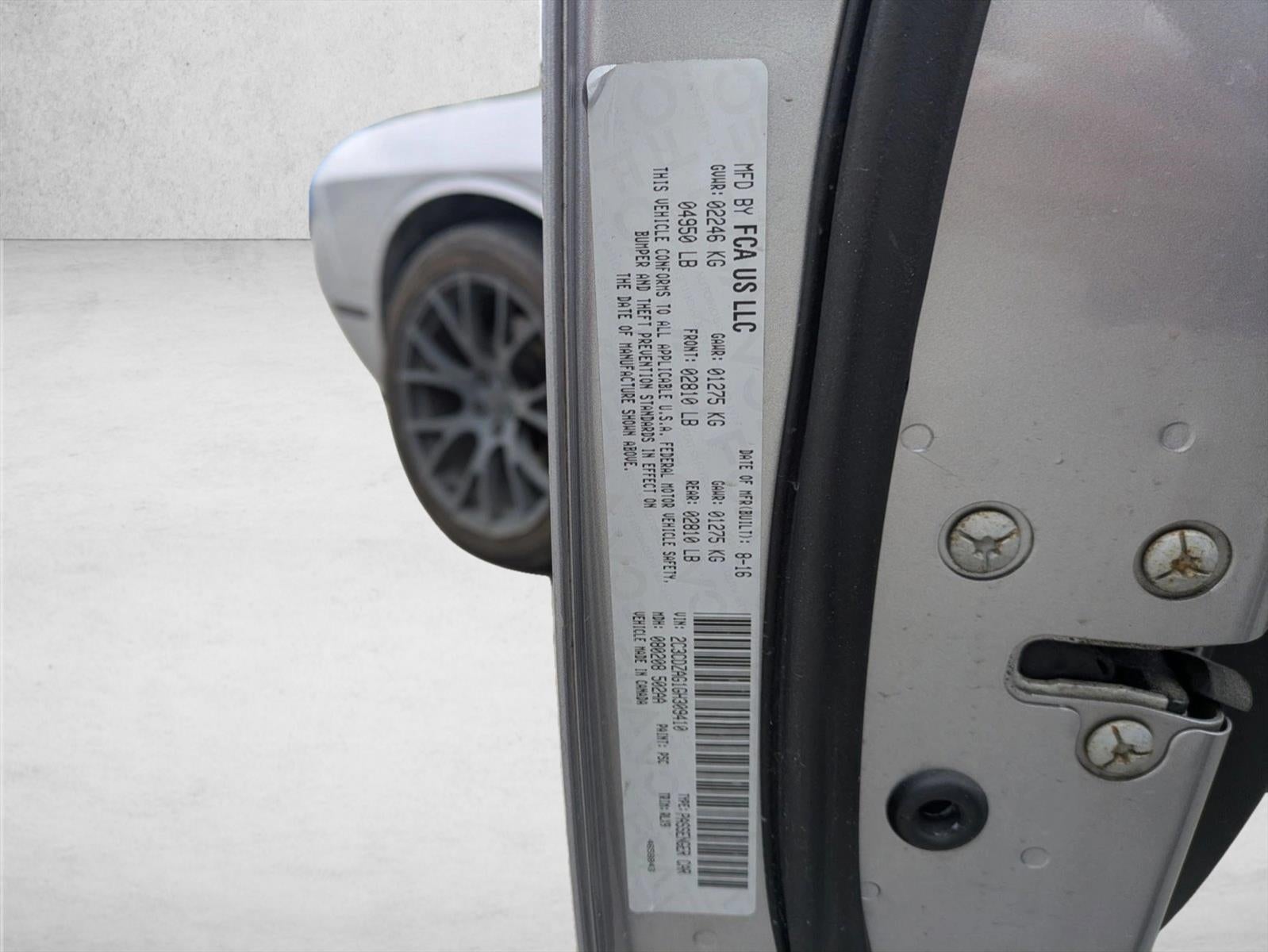 2016 Dodge Challenger 2dr Cpe SXT Plus