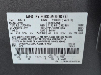 2019 Ford Edge SE FWD