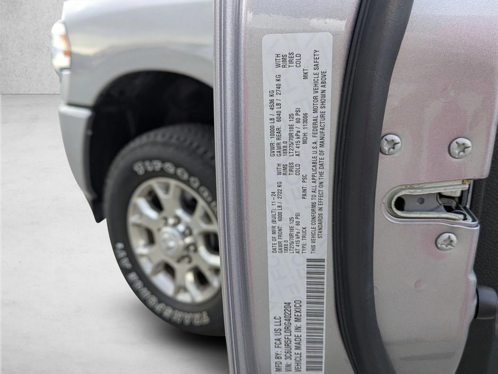 2024 RAM 2500 Laramie 4x4 Crew Cab 6'4" Box