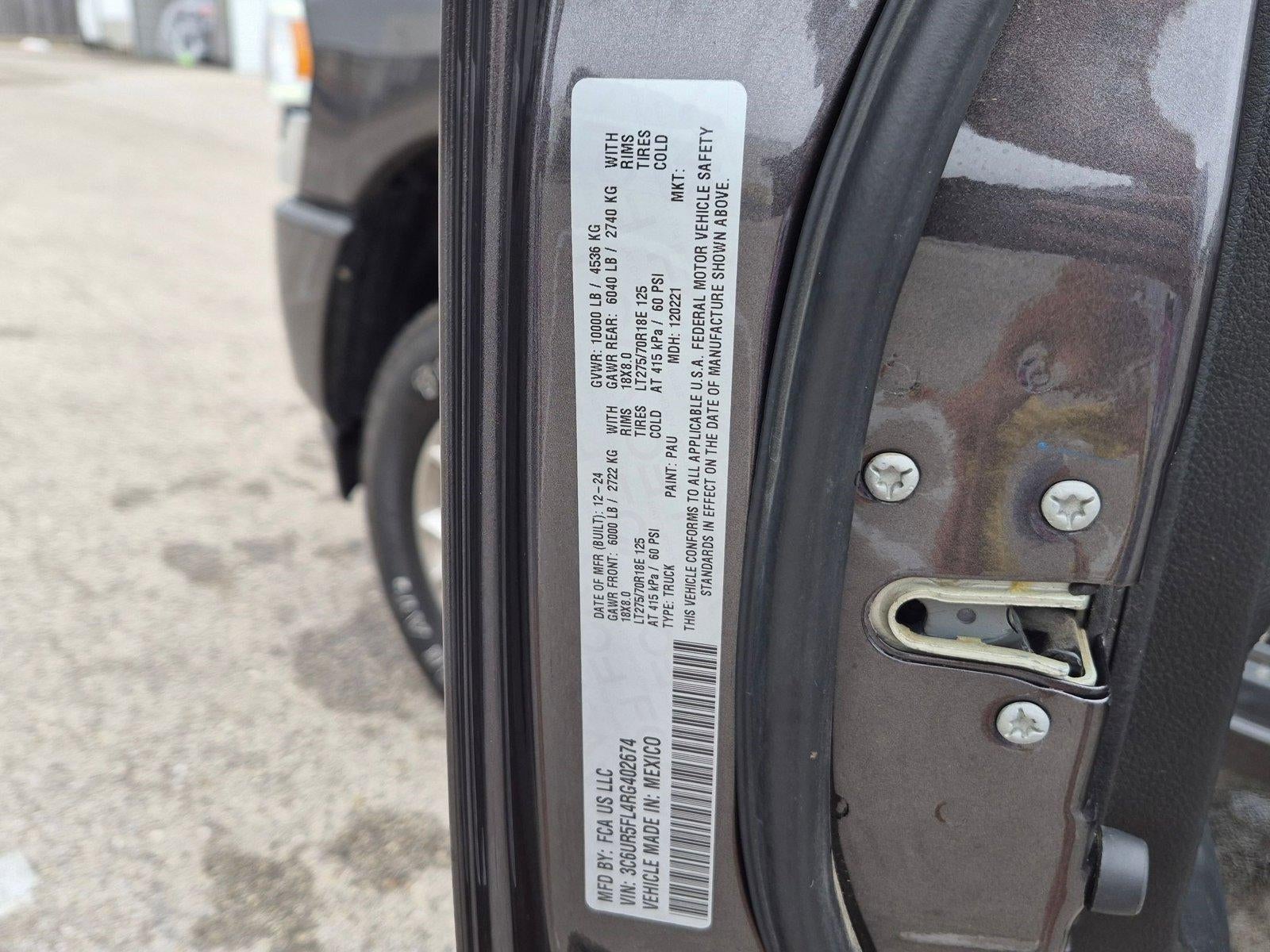 2024 RAM 2500 Laramie 4x4 Crew Cab 6'4" Box