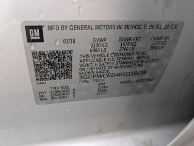 2019 Chevrolet Silverado 1500 Crew Cab Short Box 2-Wheel Drive LT