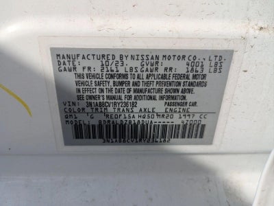 2024 Nissan Sentra SV CVT