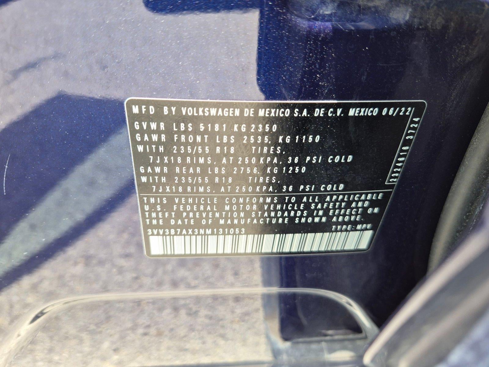 2022 Volkswagen Tiguan 2.0T SE FWD