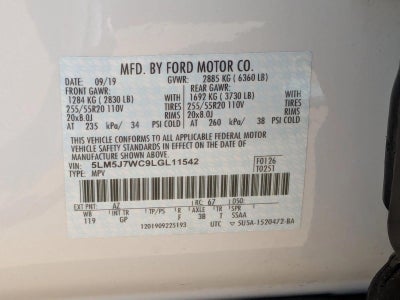 2020 Lincoln Aviator Reserve RWD