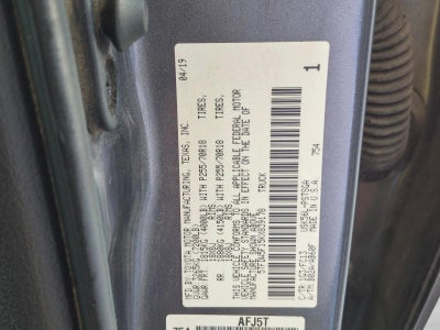 2019 Toyota Tundra 4WD 4WD SR5 CrewMax 5.5' Bed 5.7L FFV (SE)