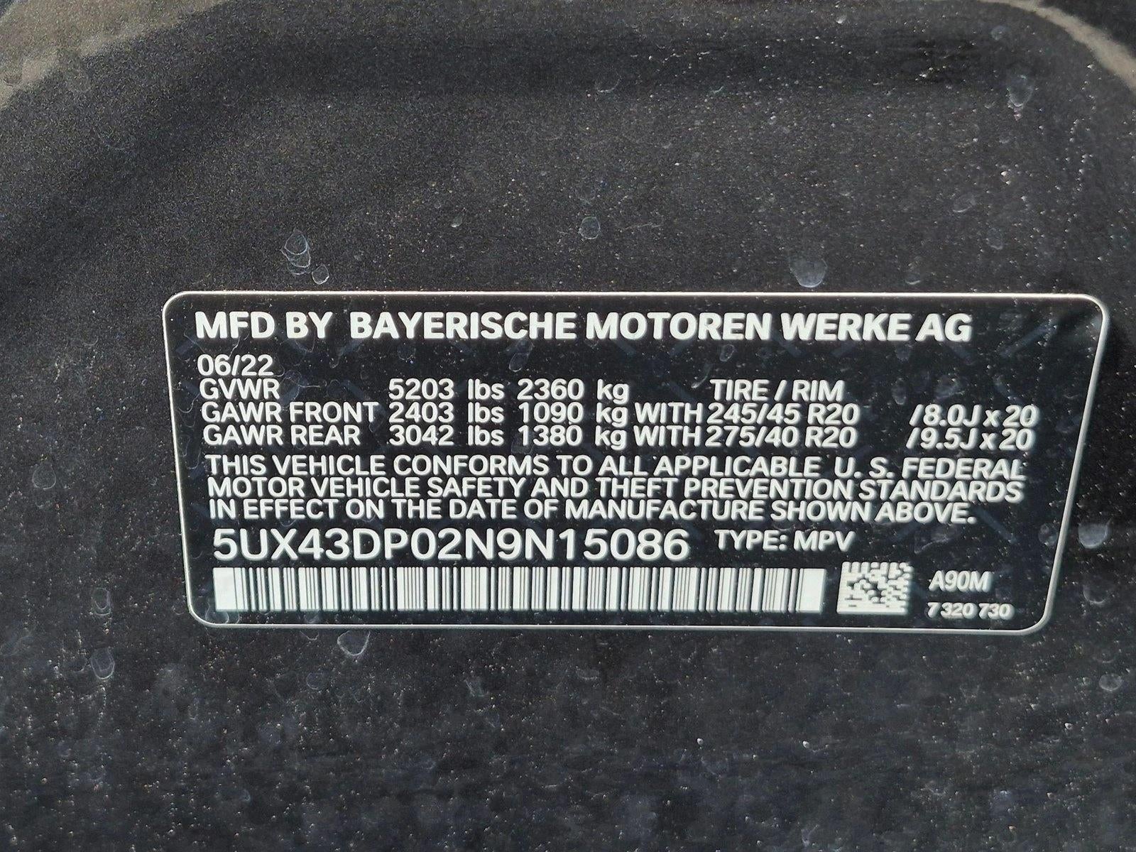 2022 BMW X3 sDrive30i Sports Activity Vehicle